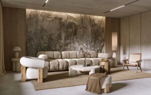 natural,mountain,rock,wall,in,modern,living,room,interior,,3d